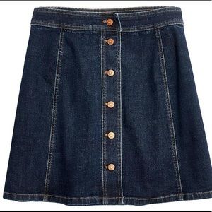 Madewell A-Line Denim Skirt